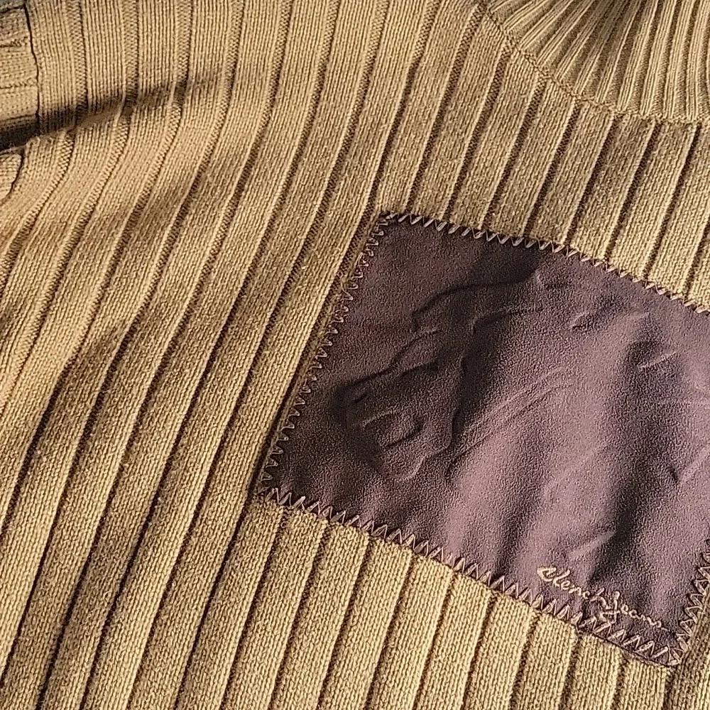 CLENCH JEANS PULLOVER SWEATER  XXL  TAN/BROWN